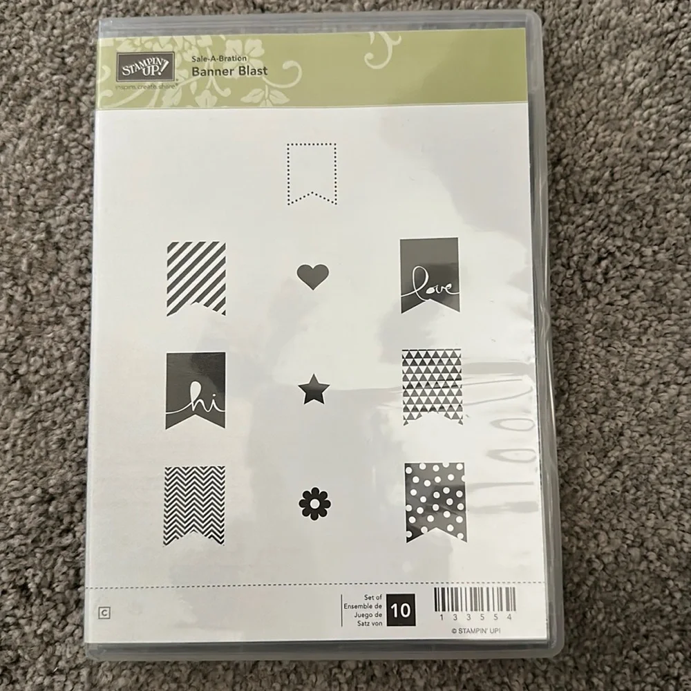🎭 3/$25 - Banner blast set of 10 stamps